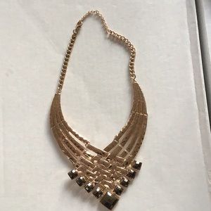 Gold tone necklace